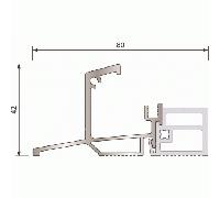 Seuil ISOL 56 RT pour portes-fenêtres bois, à rupture de pont thermique BILCOCQ
