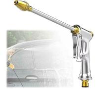 Seutmrou Pistolet d'arrosage métal, Pistolets à Eau de Jardin, Buse d'eau haute pression avec buse 4 modes d'arrosage Buse en Laiton, pour Lavage de Voiture, Nettoyage, Irrigation de Jardin et Pelouse