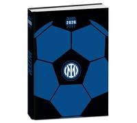 Seven Agenda scolaire daté Inter Standard 12 mois, noir et bleu, couverture ballon, produit officiel, accessoires sac à dos, garçon