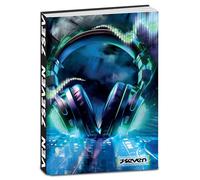Seven Agenda scolaire de poche daté 12 mois, 11,5 x 15,9 cm, 352 pages, couverture avec sérigraphie inspirée du monde de la musique, agenda scolaire pour enfants et adolescents