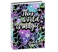 Seven Agenda scolaire standard 12 mois, fantaisie colorée, accessoires scolaires, accessoires pour sac à dos, filles et filles