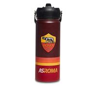 Seven Gourde AS Roma Football Rouge et Jaune - Gourde thermique 500 ml en acier inoxydable intérieur extérieur - maintien température jusqu'à 24 h, rouge, Taglia Unica