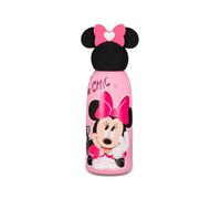 Seven Gourde avec bouchon moulé, rose, 500 ml, en acier inoxydable, sans BPA, hermétique, chaud 12 h/froid 24 h, anti-fuite, école, sport, voyage, pour enfants, idée cadeau