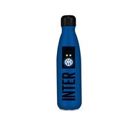 Seven Gourde Inter, Bleu, 500 ml, acier inoxydable, sans BPA, hermétique, étanche à l'eau, étanche à l'eau, chaude 12h/froid 24h, école, sport, voyage, pour garçons, idée cadeau fan