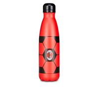 Seven Gourde isotherme Milan, rouge, 500 ml, en acier inoxydable, sans BPA, maintien de la température chaude 12 h 24 h, école, voyage, sport, enfants, adolescents, adultes, football, produit officiel