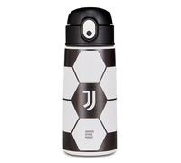 Seven Gourde Kid Juventus - Blanc, 460 ml, en acier inoxydable, sans BPA, hermétique, chaud 12h/froid 24h, anti-fuite, réutilisable, école, sport, voyage, enfant, idée cadeau