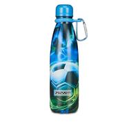 Seven Gourde thermique verte, 500 ml, en acier inoxydable, Bpa libre, étanche, maintien de la température chaude 12h reddo 24h, réutilisable, pour enfants et adolescents, école, sport, voyage