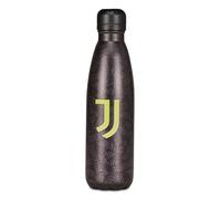 Seven Juventus Gourde thermique, noir, maintien de la température jusqu'à 24 h, bouteille d'école et de loisirs, garçon, football, Noir, Moderne