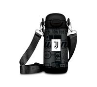 Seven Gourde isotherme Kid Juventus 400 ml inox noir – sans BPA, chaud 12h/froid 24h, bandoulière