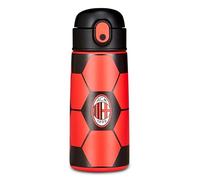 Seven Kid Milano Gourde en acier inoxydable, sans BPA, hermétique, chaud 12 h/froid 24 h, anti-fuite, réutilisable, école, sport, voyage, enfant, rouge, 460 ml, idée cadeau