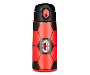 Seven Kid Milano Gourde en acier inoxydable, sans BPA, hermétique, chaud 12 h/froid 24 h, anti-fuite, réutilisable, école, sport, voyage, enfant, rouge, 460 ml, idée cadeau