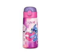 Seven Kid Stitch Gourde 460 ml en acier inoxydable, sans BPA, hermétique, chaud 12 h/froid 24 h, anti-fuite, réutilisable, école, sport, voyage, fille, idée cadeau