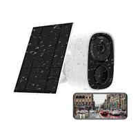 SEVEQIS Caméra de sécurité IP, 4MP WiFi Solar Battery Camera Low Powered Wireless Outdoor PIR Human Detection Security Surveillance Cameras Long Time Standby(Only Camera Solar)