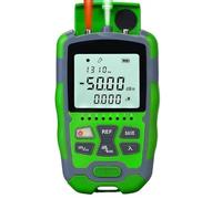 SEVEQIS Testeur de fibre optique, Testeur de fibre OPM rechargeable 4 en 1, mini compteur puissance optique, localisateur visuel défauts -70 ~ + 10 dBm