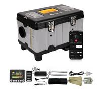 SEVEQIS Ventilateur d'extraction, Chauffage auxiliaire 8kW AC et 12/24V DC avec mode haute altitude ventilation portable ultra silencieux(TB-10 PRO with CO)