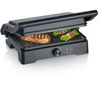 SEVERIN Gril multifonctions KG 2391 XL – 1800W, surface 28x17 cm, céramique, sans PFAS – Noir