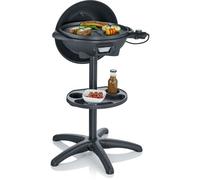 SEVERIN PG 8541 - Barbecue gril -électrique - 1320 cm ² - thermomètre intégré - noir mat