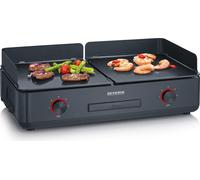 Plancha SEVERIN - PG8569 - Surface de cuisson 48x27cm - Revêtement céramique antiadhésif - 2200W