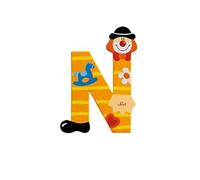 Sevi-81750-Lettre déco bois-Lettre Clown N