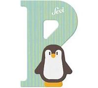 Sevi – Lettre en bois P (Pingouin) 1831 – 8 cm
