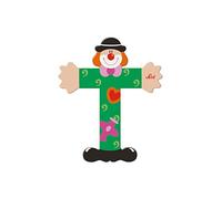 Sevi Lettre déco bois-Lettre Clown T