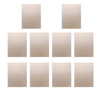 SEWACC 10 Pièces Plaque de Mica Beige pour Micro-ondes et Four Domestique, Isolation et Résistance Haute Température, Adaptée pour Guide D'ondes Micro-ondes