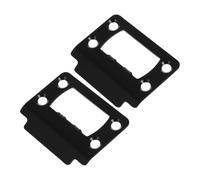 SEWACC 1ensemble Plaque de Gâche Acier Inoxydable Renfort de Loquet de Porte Protecteur de Verrou Compatible Multi-verrous Kit de Réparation pour Portes Intérieures