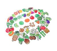 SEWACC 2ensembles Lot De Autocollants Fruits Et Légumes Pour Loisirs Étiquettes Adhésives Pour Enseignants Apprentissage Classe Ordinateur Portable Scrapbooking