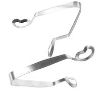 SEWACC 2pièces Pinces à Escargots Acier Inoxydable Étui Snail Serving Tongs pour Huîtres Mollusques et Salades Cuisine Restaurant