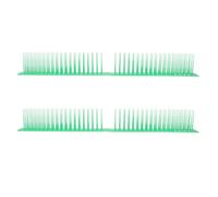 SEWACC 2pièces Tapis Anti-Chat Extérieur avec Pointes Plastique Barrière Répulsive pour Balcon et Jardin Protège Plantes et Éloigne Pigeons et Animaux Indésirables