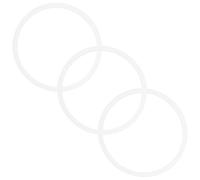 SEWACC 3 Pièces Joint en Silicone pour Bouteille, Anneau de Remplacement | Silicone Réutilisable, Usage comme Pièce de Rechange, pour Couvercles et Bouteilles, Maintien Isolant