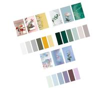 SEWACC 3ensembles Lot de Blocs-notes Autocollants Rétro Papier Sulfurisé Stickers Déchirables Pratiques pour Notes Quotidiennes Scrapbooking Bureau Couleur Aléatoire Plusieurs styles