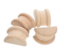 SEWACC 4 Pièces Applique Sculptée en Bois Khaki pour Décoration Élégante de Meubles, Ornement Polyvalent et Léger Inspiré des Colonnes Romaines pour Intérieur Moderne