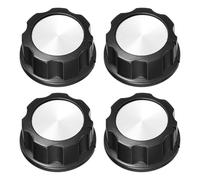 SEWACC 4 Pièces Boutons de Commande Installation Facile pour Cuisinière Électrique Noirs en ABS pour Remplacer Boutons Desserrés et Appareils de Cuisson pour Four et Gazinière