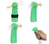 SEWACC 4 Pièces Mini Ventilateur LED Portatif Silencieux 64 Motifs | ABS et Pvc, Léger pour Garçon et Filles, Usage Bureau, Design Sûr, Composants Électroniques Couleur Aléatoire