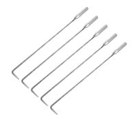 SEWACC 5 Pièces Outil de Tisonnier pour Foyer Extérieur, Crochet Feu, | Usage Intérieur et Extérieur, Manipulation Rapide du Charbon, Sécurité Renforcée, Accessoire de Cheminée et Feu de Camp
