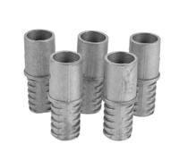 SEWACC 5pièces Embouts Adaptateurs Filetés Métal pour Manche Balai Kit de Poignée Extension Adaptateur de Manche pour Balai et Mop Connecteur Rigidité Sécurisée Installation Facile