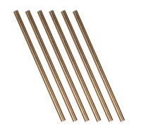 SEWACC 6 pièces de tiges en laiton pour poignées de couteaux, rivets Ø3x100mm, résistantes à l'usure, idéal pour projets de coutellerie et artisanat