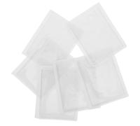 SEWACC 6 Pièces Pochette Autocollante Transparente en Plastique Blanc pour Rangement Organisé et Fixation Sécurisée, pour Cartes et Documents, Format Pratique 7,2x10 Cm