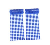 SEWACC 900 Pièces Pastilles Adhésives Rondes Autocollantes Bleues Bandes Scratch Auto Adhésives Résistantes à Eau pour Bricolage et Fixation Murale