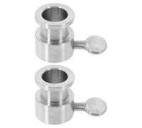 SEWACC Accessoires pour Rôtisserie Barbecue Lot de 2 Butées pour Broche en Acier Inoxydable 19X25X14 CM Rotation Optimisée pour Cuisson en Plein Air