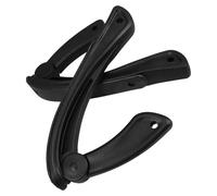 SEWACC Accoudoirs de Chaise de Bureau Réglables en Plastique, 1 Paire | Installation Rapide, Noir Sobre, pour Fauteuil de Bureau ou Gaming, Usage Quotidien au Poste de Travail