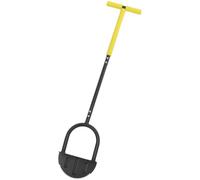 SEWACC Bêche à Gazon à Bord Dentelé en Acier au Carbone avec Poignée T Antidérapante et Large Semelle pour Ameublir Efficacement Le Sol, Pelouses et Plates-Bandes