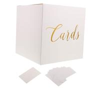 SEWACC Boîte à Cartes De Mariage Blanche Urne Pour Cartes De Mariage Pour Réception Et Événements Spéciaux