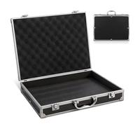 SEWACC Boîte à Outils en Alliage d'Aluminium Grand Volume Étui Portable Boîte de Rangement Mallette Aluminium