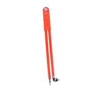 SEWACC Boussole Travail du Bois Grosse Précision en Plastique Orange, Outil Polyvalent de Traçage pour Menuisier, pour Dessin et Marquage en Menuiserie