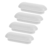 SEWACC Butoirs de Siège de Toilette pour Prévention des Chocs en Plastique Lot de 4 Auto-adhésifs Accessoires Silencieux Adaptés pour Siège de Toilette en Usage Familial
