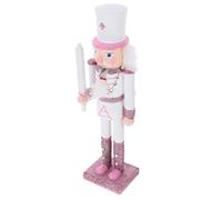 SEWACC Casse-Noisette en Bois Blanc pour Décoration de Noël Créative et Adorable, pour Centre de Table et Décoration Intérieure