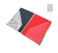 SEWACC Chemise Multifonction avec Écritoire et Rangement Documents Porte-bloc Rigide Pu Dossier Presse-papiers pour Bureau et Étude Organisation Pratique et Protection