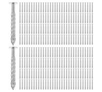 SEWACC Clous à Visser pour Moquette M8x70 en Acier Inoxydable Argenté, 100pcs, Fixation Solide et Installation Rapide pour Tapis et Plancher